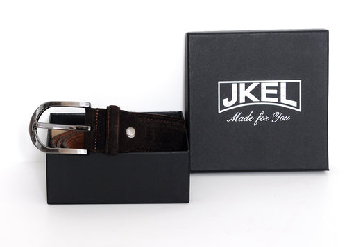 Sagrada Dark Brown Suede Belt